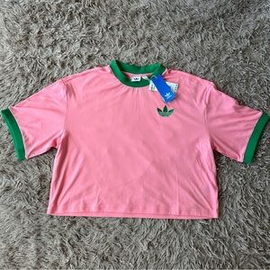 Adidas Originals Adicolor Heritage Now Oversized Pink T-Shirt Medium